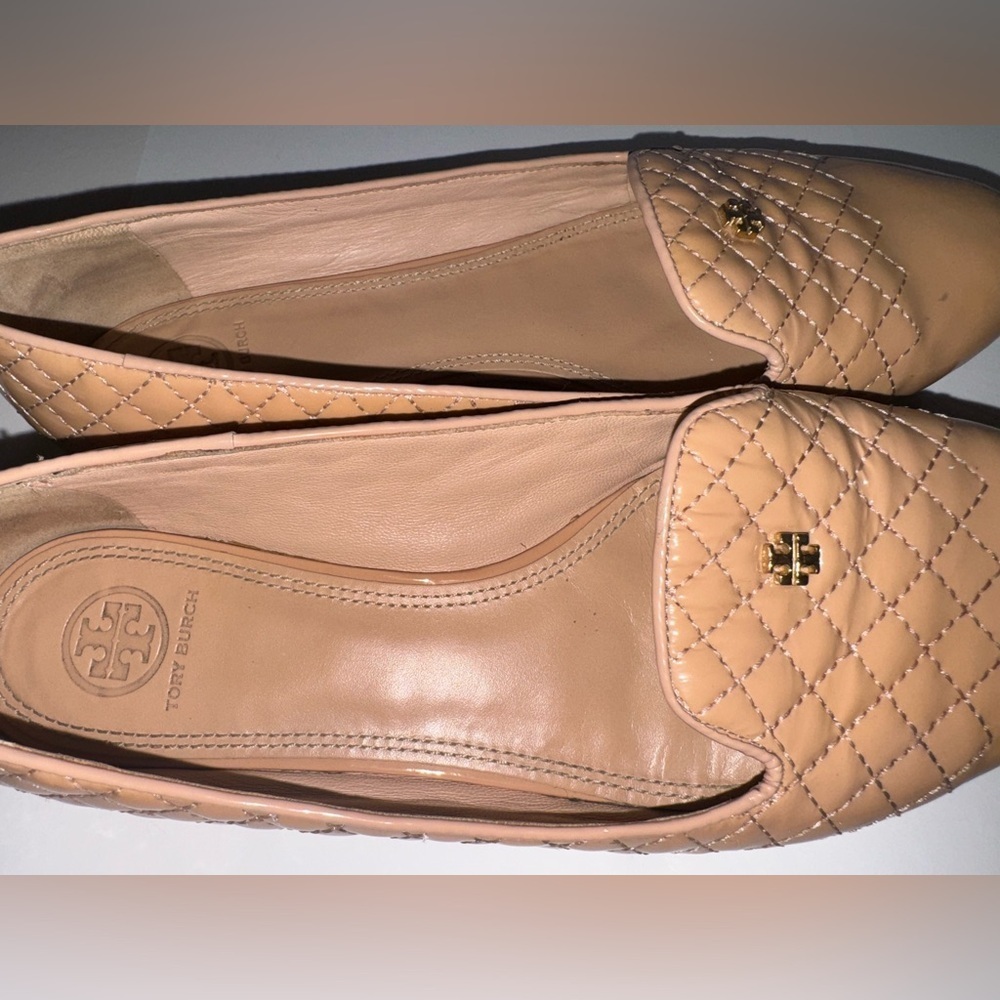 Tory Burch Pale Pink Quilted Loafer Sz 8.5